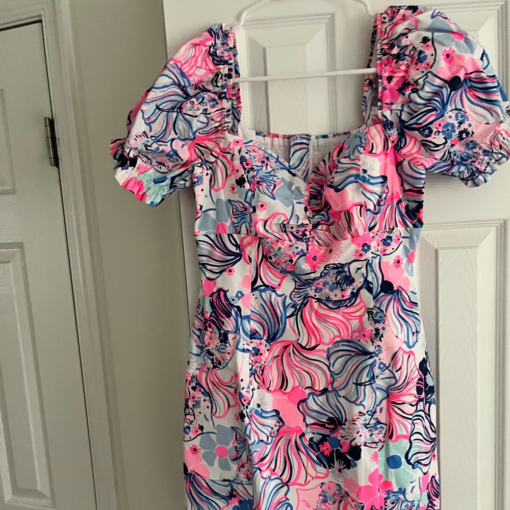 NWT Lilly Pulitzer poof sleeve short dress Size 2